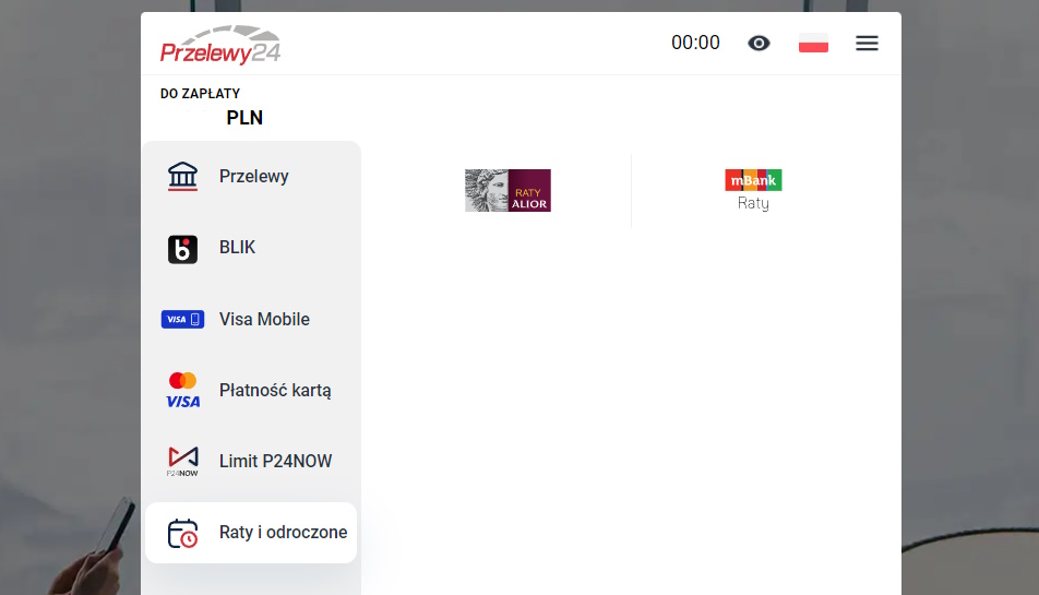 odroczona platnosc za perfumy